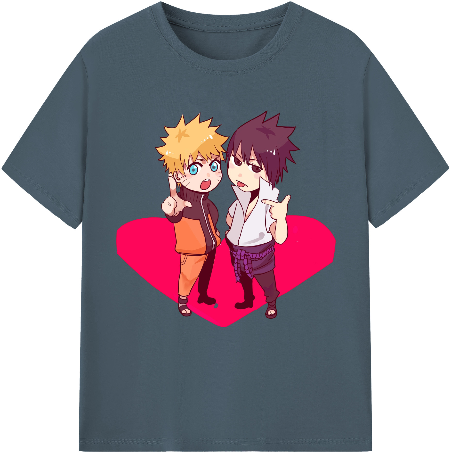 （画像用） NARUTO -ナルト- うずまき ナルト Uzumaki Naruto 綿100％半袖Tシャツ（フロントプリント）